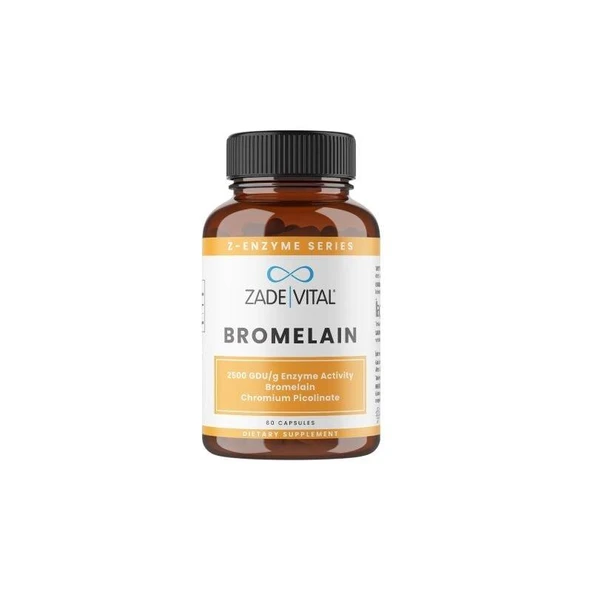 Zade Vital Bromelain 60 Kapsül ürün görseli 1