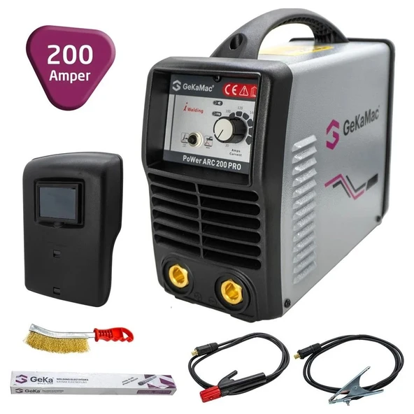 Gekamac Power ARC200 Pro Inverter Kaynak Makinası Geka 200 Amper ürün görseli 1