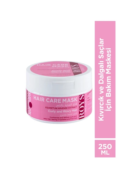 ROYS BEAUTY Kıvırcık ve Dalgalı Saçlar İçin Bakım Maskesi ürün görseli 1