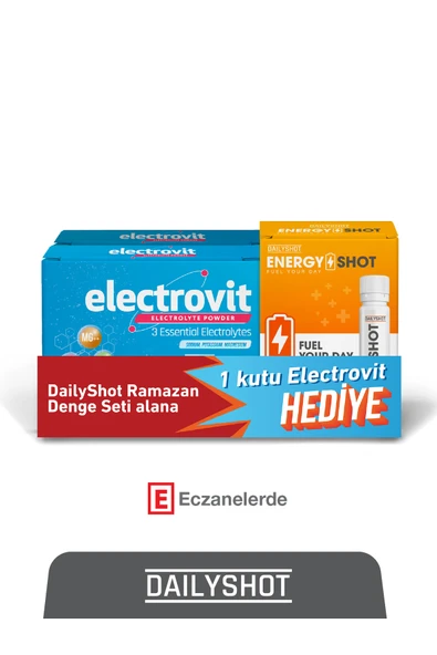 Hangover Shot Ramazan Denge Seti (2x Electrovit + 1x EnergyShot) ürün görseli 1