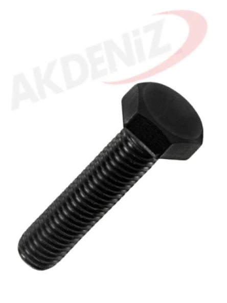 Akdeniz DIN933 M8 55 mm Siyah Cıvata 40 Adet ürün görseli 1