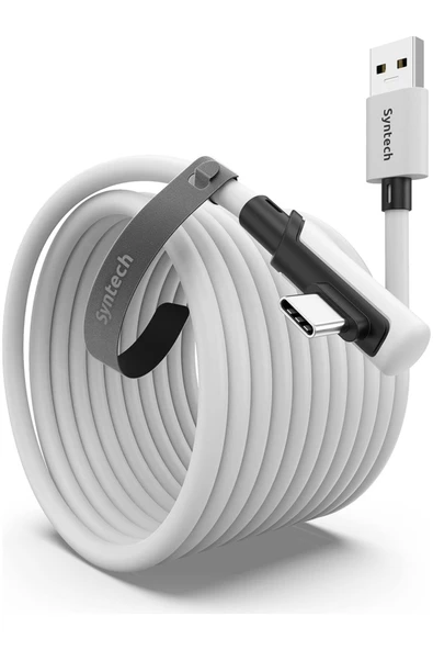 6 M Usb-C Vr Kablo – Quest2/quest Pro/pico 4 Uyumlu Yüksek Hızlı Bağlantı Kablosu BEYAZ ürün görseli 1