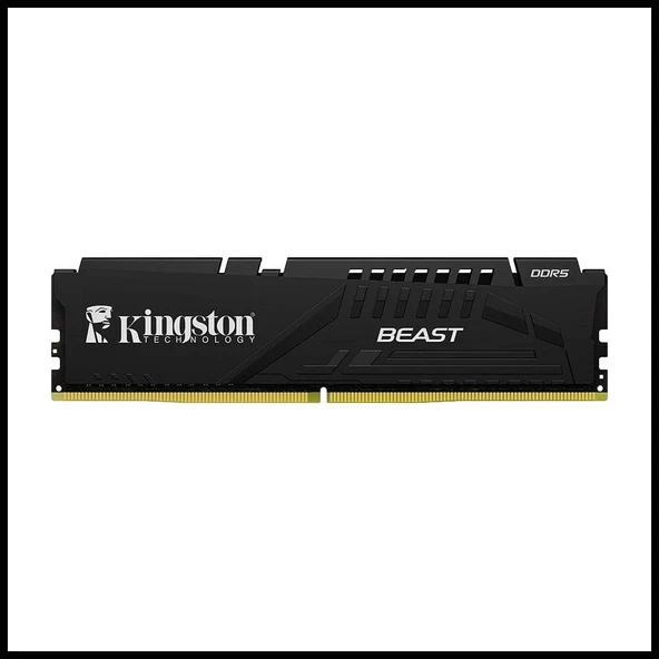 KINGSTON Beast, KF560C30BBE-32TR, 32Gb, 6000Mhz, DDR5, CL30, Desktop Gaming RAM (Soğutuculu) ürün görseli 1