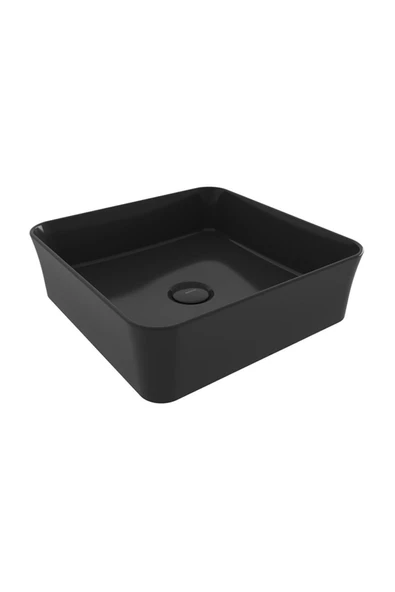 Bocchi Sottile Slim Line Çanak Lavabo 38 Cm Parlak Siyah 1477-005-0125 ürün görseli 1