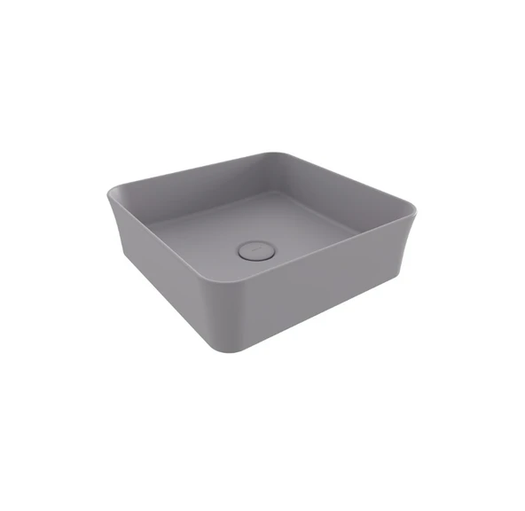 Bocchi Slim Line Kare Lavabo 38x38 cm Mat Gri 1477-006-0125 ürün görseli 1