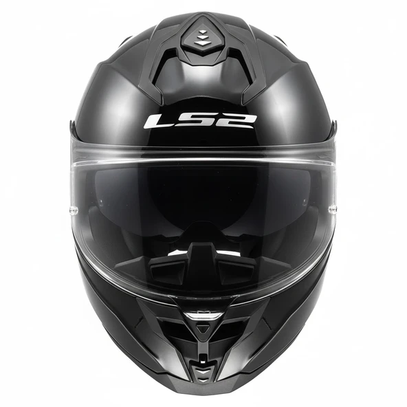LS2 CHALLENGER 2 SİYAH KASK - Resim 3