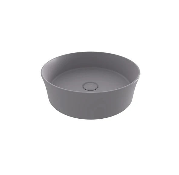 Bocchi Sottile Slim Line Yuvarlak Lavabo 38 cm Mat Gri 1478-006-0125 ürün görseli 1