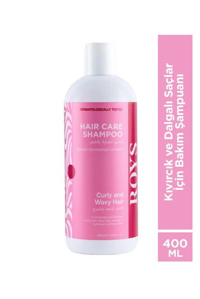 ROYS BEAUTY Kıvırcık ve Dalgalı Saçlar İçin Bakım Şampuanı ürün görseli 1