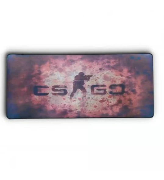 CS GO Desenli 70X30 Cm Dikişli Mouse Pad - Resim 2