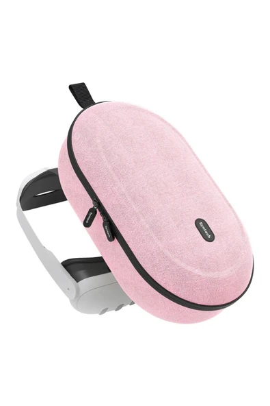 Medium Sert Taşıma Çantası Meta Quest 3s/3/Oculus Quest 2 Uyumlu, Pembe M42-PM ürün görseli 1