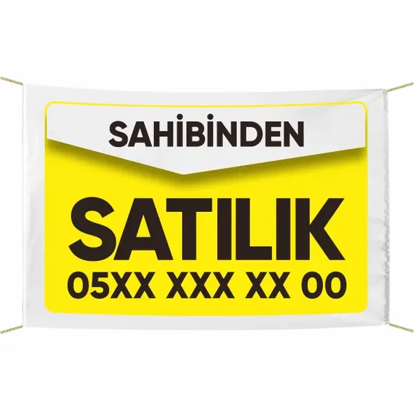 SAHİBİNDEN SATILIK Afiş - Pankart 150x225 Cm ürün görseli 1