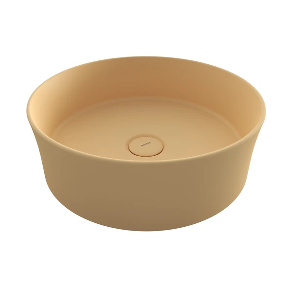 Bocchi Sottile Slim Line Yuvarlak Lavabo 38 cm Mat Kaşmir ürün görseli 1