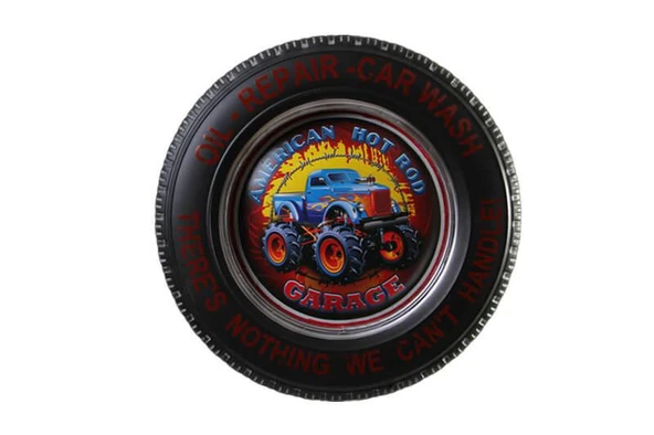 Dekoratif Araba Tekerleği 4x4 Temalı Led Işıklı Vintage Hediyelik ürün görseli 1