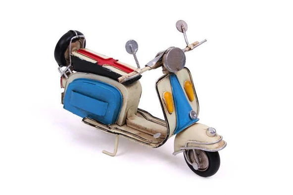 Dekoratif Metal Scooter Vintage Dekoratif Ev Ofis Hediyelik ürün görseli 1