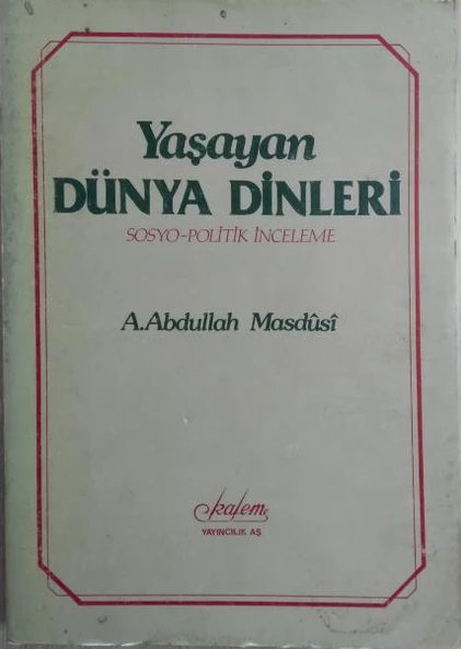 Yaşayan Dünya Dinleri, Sosyo Politik İnceleme ürün görseli 1