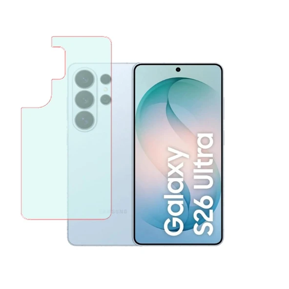 Samsung Galaxy S26 Ultra Uyumlu MAT Arka Esnek Nano Koruyucu(Kılıf Değildir!) ürün görseli 1