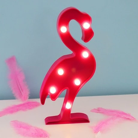 Led Işıklı Flamingo Gece Lambası Dekoratif Aydınlatma ürün görseli 1