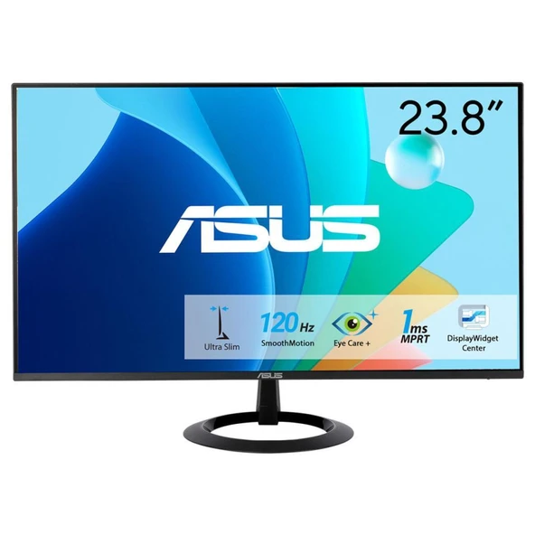 Asus 23.8" VZ249HG 1ms 120Hz Hdmi Vga Çerçevesiz IPS Monitör ürün görseli 1