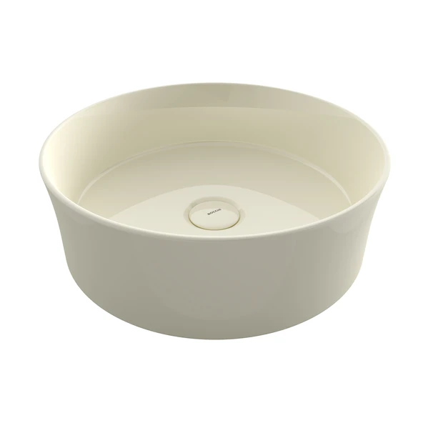 Bocchi Sottile Slim Line Yuvarlak Lavabo 38 cm Parlak Bisküvi ürün görseli 1