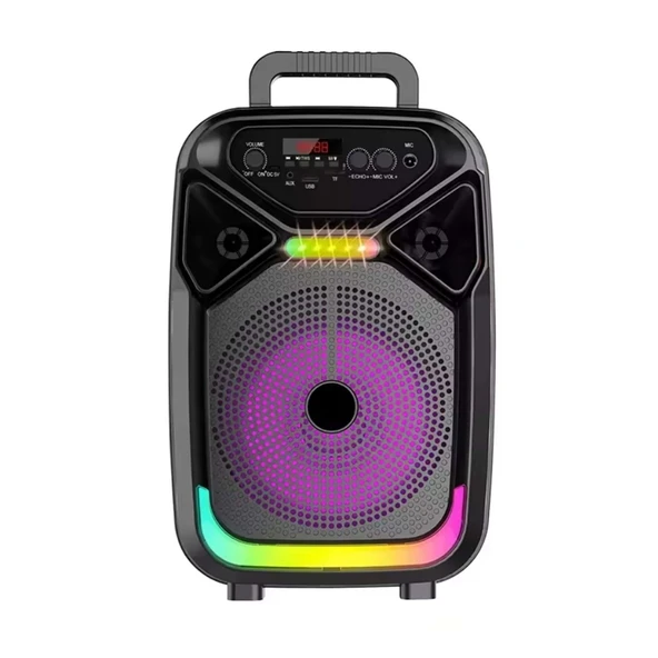 Concord ABS-8105 FM Radyo/USB/Mikrofonlu/Kumandalı 8'' Taşınabilir Bluetooth Hoparlör ürün görseli 1