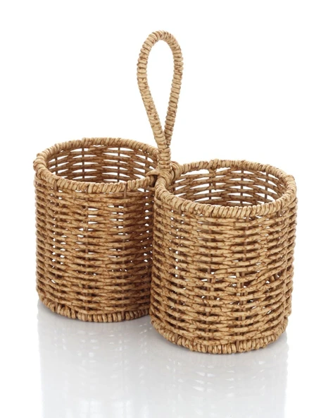 Akayev Rattan İkili Kaşıklık - Resim 4