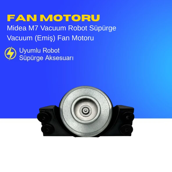 Midea M7 Vacuum Robot Süpürge Vacuum (Emiş) Fan Motoru – Yedek Parça ürün görseli 1