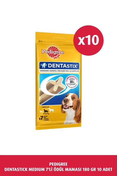 PedigreeDentastix 7'li Köpek Ödül Maması 180 G 10x ürün görseli 1
