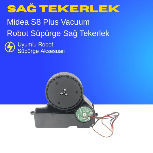 Midea S8 Plus Vacuum Cleaner Sağ Robot Süpürge Tekerlek Motoru ürün görseli 1