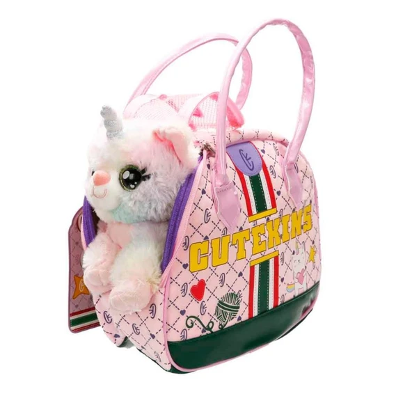 Sunman Cutekins 25cm Peluş Caticorn Posh Taşıma Çantalı S00050455 35045 ürün görseli 1