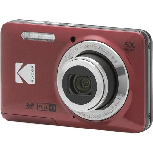 Kodak Pixpro FZ55 Dijital Fotoğraf Makinesi (Kırmızı) 8