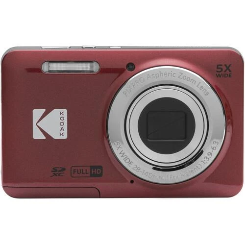 Kodak Pixpro FZ55 Dijital Fotoğraf Makinesi (Kırmızı) 9