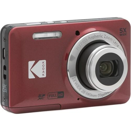 Kodak Pixpro FZ55 Dijital Fotoğraf Makinesi (Kırmızı) 7