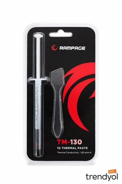 Rampage Tm-130 1gr 1.63w/m. Slim Tüp Termal Macun-K Gri ürün görseli 1