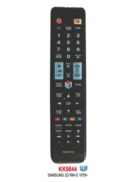 SAMSUNG 3D RM-D 1078+ Lcd KUMANDA Muadil ürün görseli 1