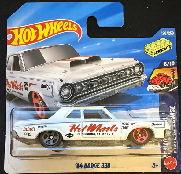 Hot Wheels Tekli Arabalar '64 Dodge 330 JJJ64 (Drag Racers) ürün görseli 1
