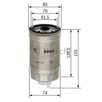 0 BOSCH MAZOT FİLTRESİ filitre ürün görseli 1