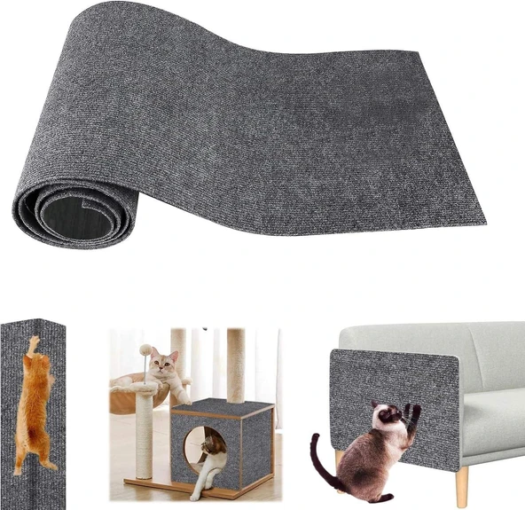 Kesilebilir Kendinden Yapışkanlı Kedi Tırmalama Matı Halısı 40x100 cm ürün görseli 1