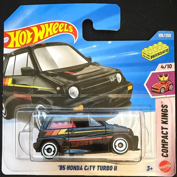 Hot Wheels Tekli Arabalar '85 Honda City Turbo II JJJ66 (Compact Kings) ürün görseli 1