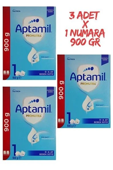 APTAMİL PRONUTRA 1 900 GR 3 ADET ürün görseli 1