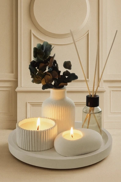 Special Dekoratif 5 li (Tealight Mum Hediyemizdir. Bitkiler Dahil Değildir) ürün görseli 1