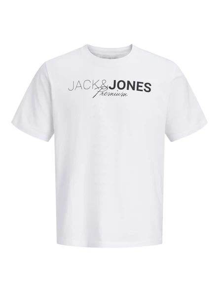 JACK JONES Premium Yazı Baskılı Erkek Tişört 12298018 ürün görseli 1