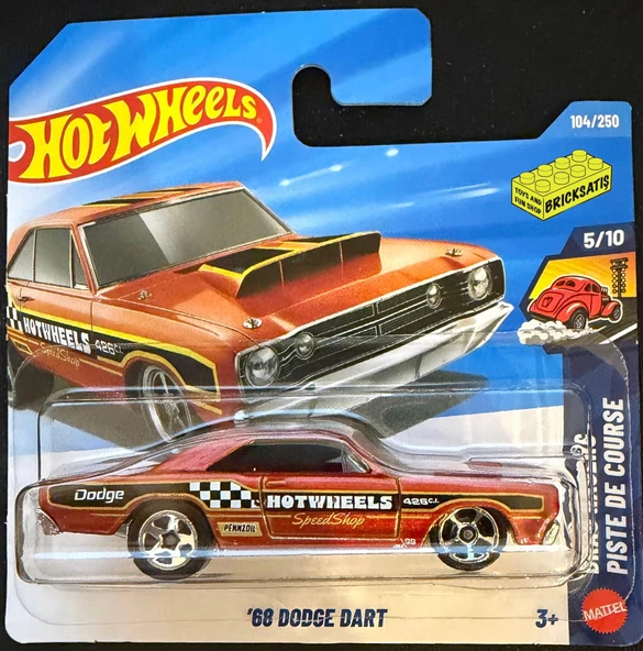 Hot Wheels Tekli Arabalar '68 Dodge Dart JJJ63 (Drag Racers) ürün görseli 1