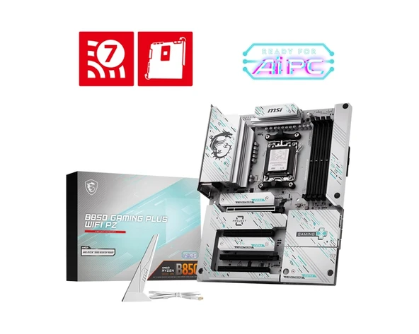 MSI B850 GAMING PLUS WIFI PZ DDR5 AM5 ürün görseli 1
