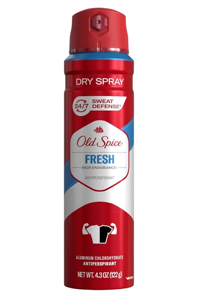 Old Spice Fresh Antiperspirant Sprey Deodorant 122GR ürün görseli 1