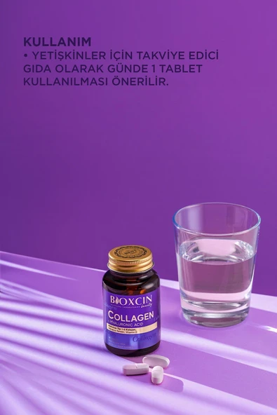 Bioxcin Collagen Hyaluronic Acid 60 Tablet - 3 Al 2 Öde - Resim 4