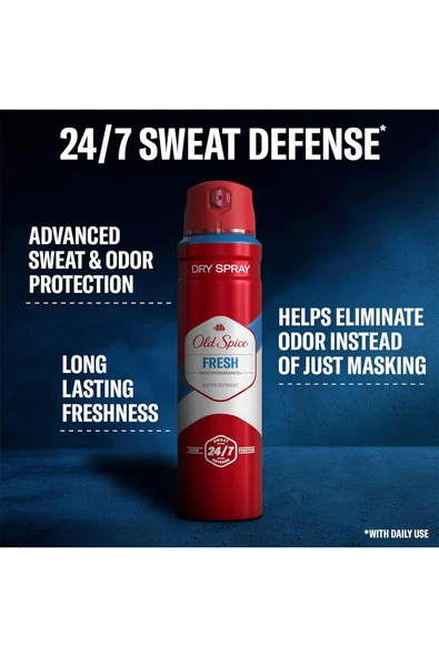 Old Spice Fresh Antiperspirant Sprey Deodorant 122GR - Resim 3