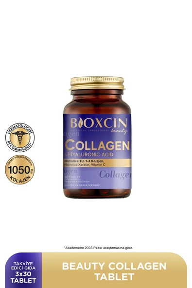 Bioxcin Collagen Hyaluronic Acid 60 Tablet - 3 Al 2 Öde - Resim 8
