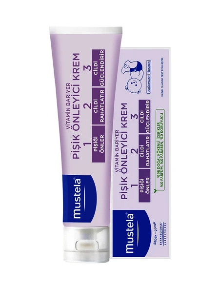 Mustela 1.2.3 Vitamin Barrier Pişik Kremi 100 ML ürün görseli 1