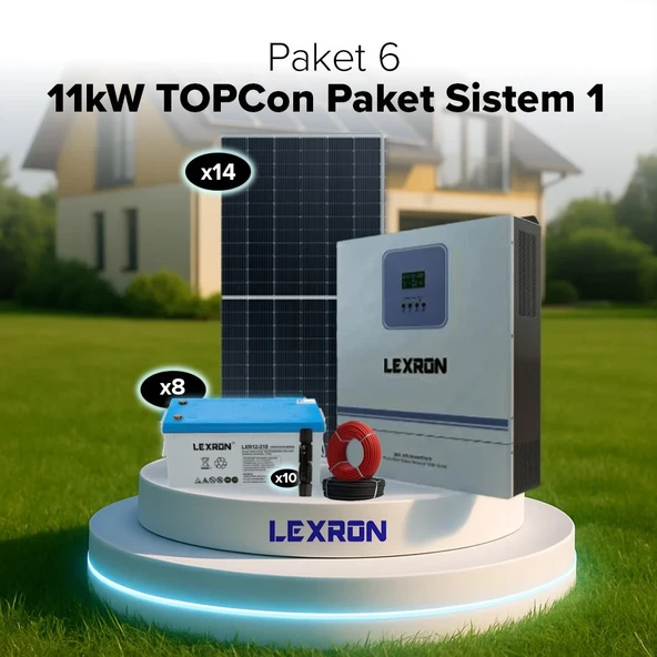 LEXRON 11kW BAĞ EVİ PAKET SİSTEM 1 ürün görseli 1