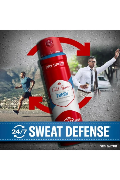 Old Spice Fresh Antiperspirant Sprey Deodorant 122GR - Resim 5